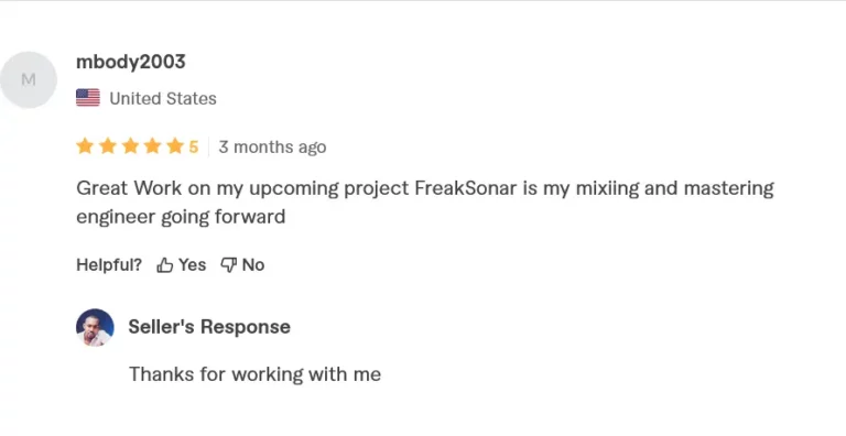 Online Mixing and Mastering Services in Nigeria Screenshot 2023 04 17 at 17 36 02 Freaksonar I will do professional audio mixing and mastering for your tracks for 20 on fiverr.com 768x396 - Online Mixing and Mastering Services in Nigeria
